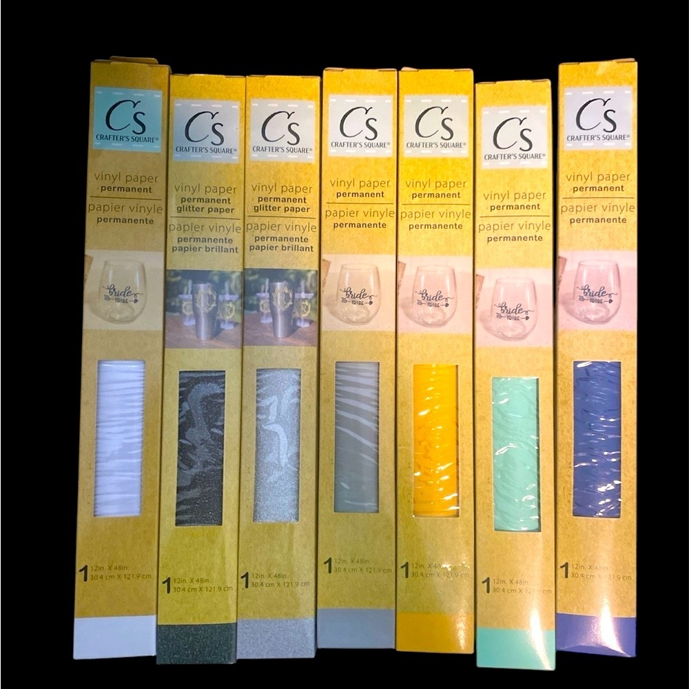 Bundle:Vinyl Paper for Crafting